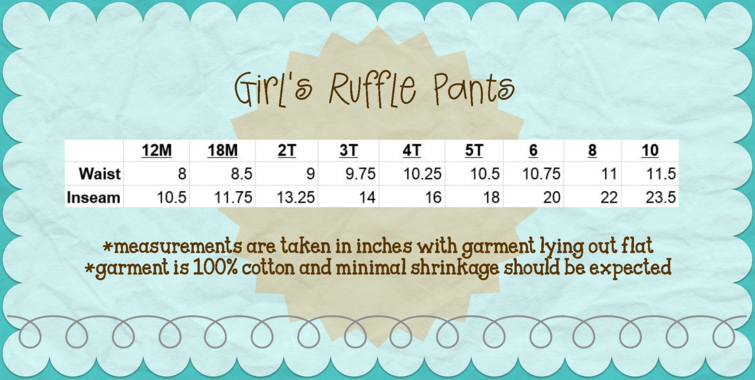 Girl\'s Gingham Ruffle Pants